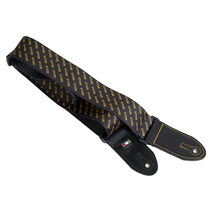 Markbass MBA195131Y MB Strap Branded 5cm Black Gitar Askısı